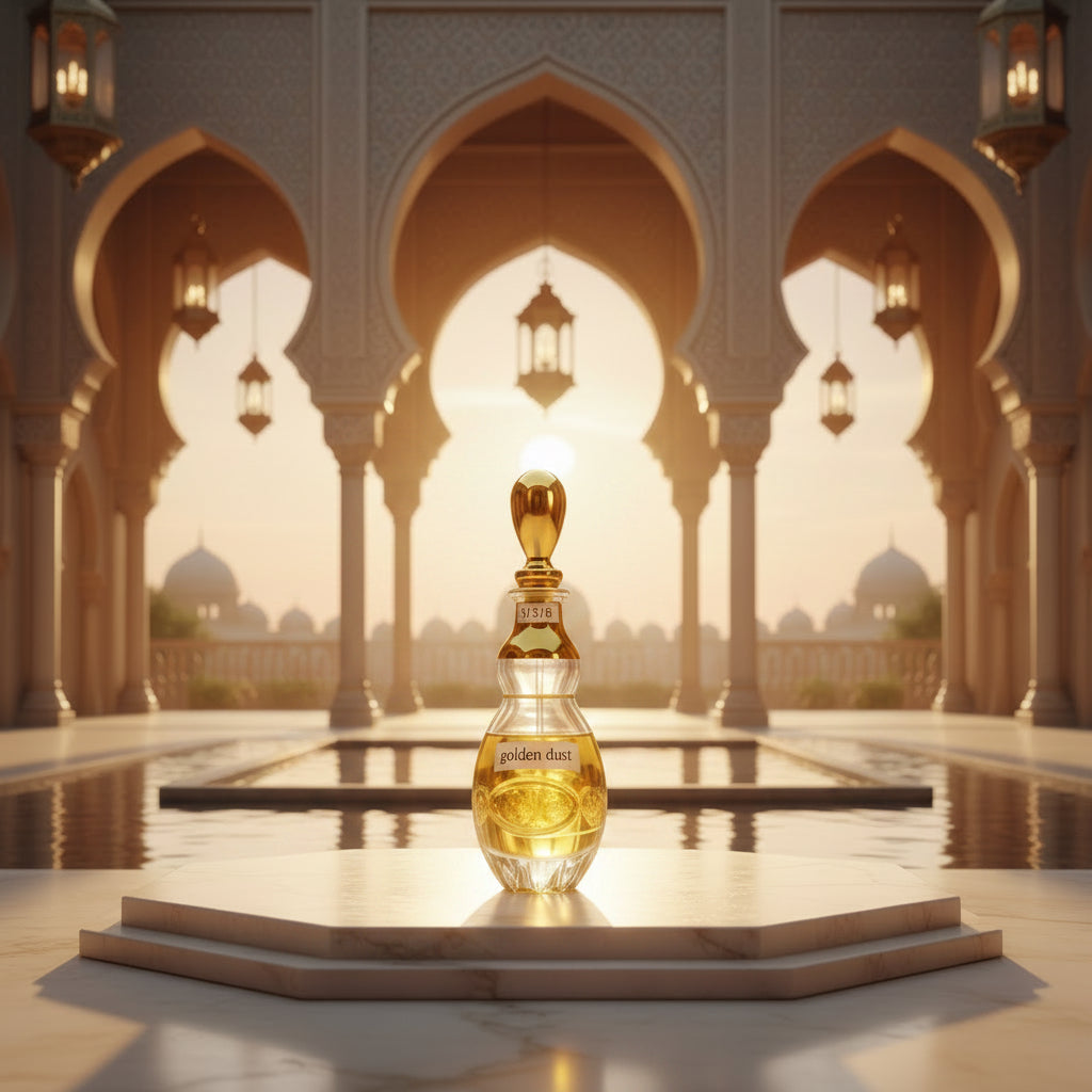 Golden Dust Fragrance Oil 6ml – Luxurious Arabian Perfume Oil Women