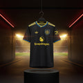 Manchester United 2025/26 Third Jersey Kids – Black Adidas Football Shirt