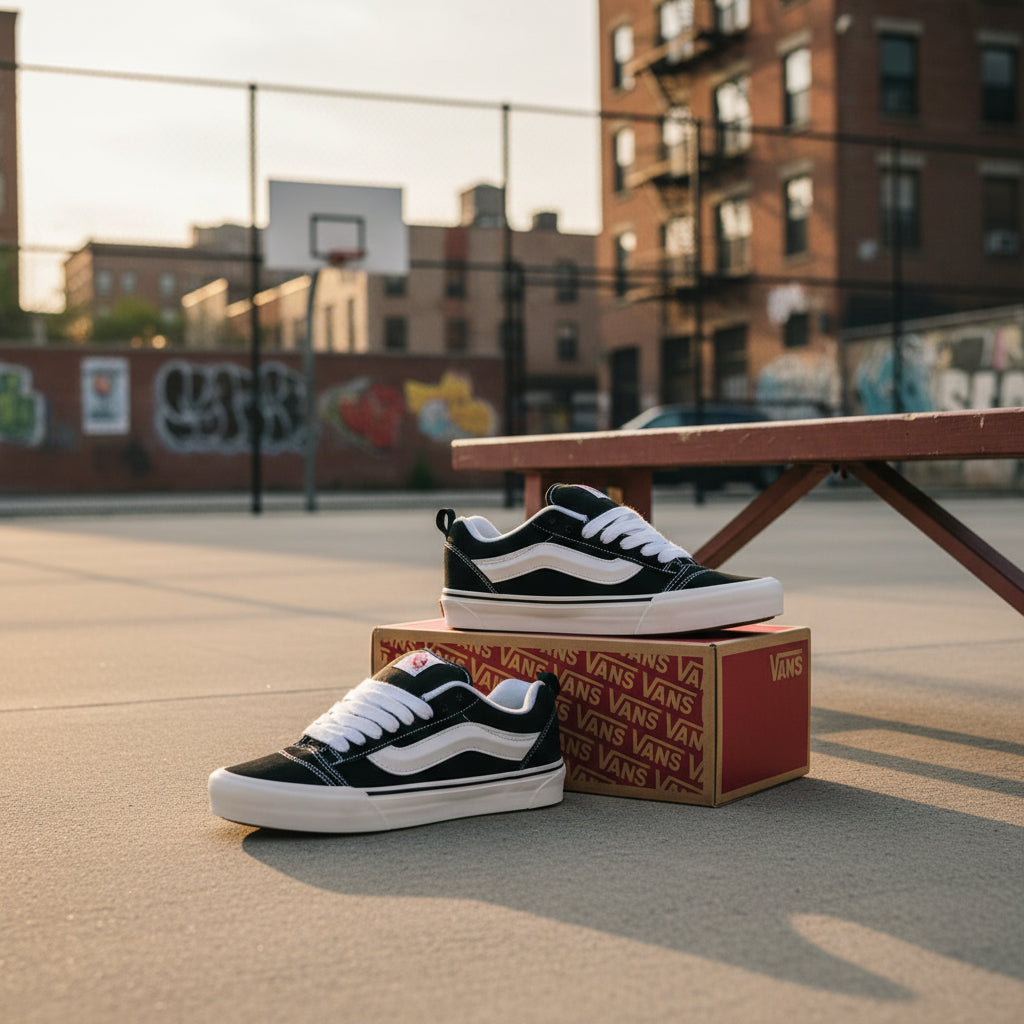 Vans Knu Skool Unisex Canvas Low-Top Trainer