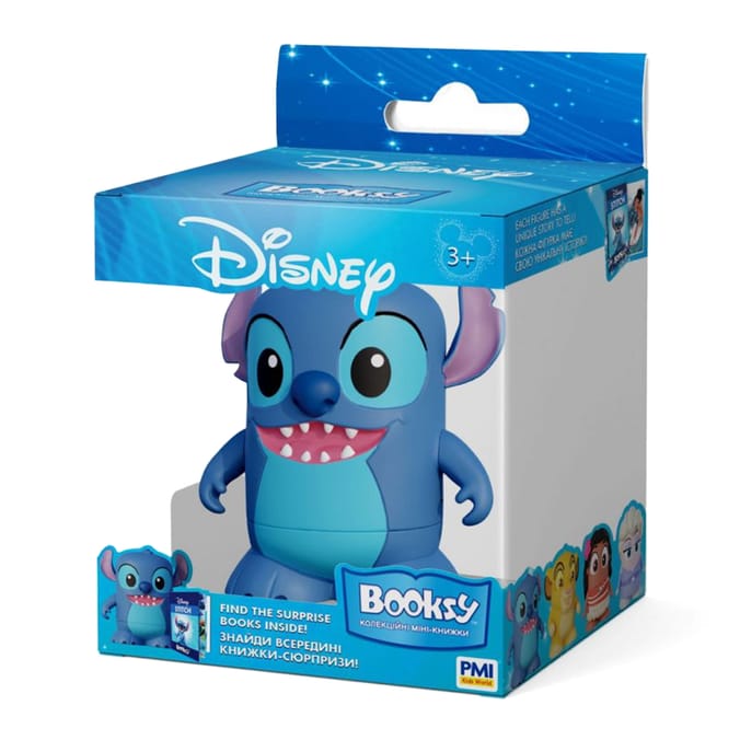 Booksy Disney Stitch Action Figure & Mini Educational Book Set