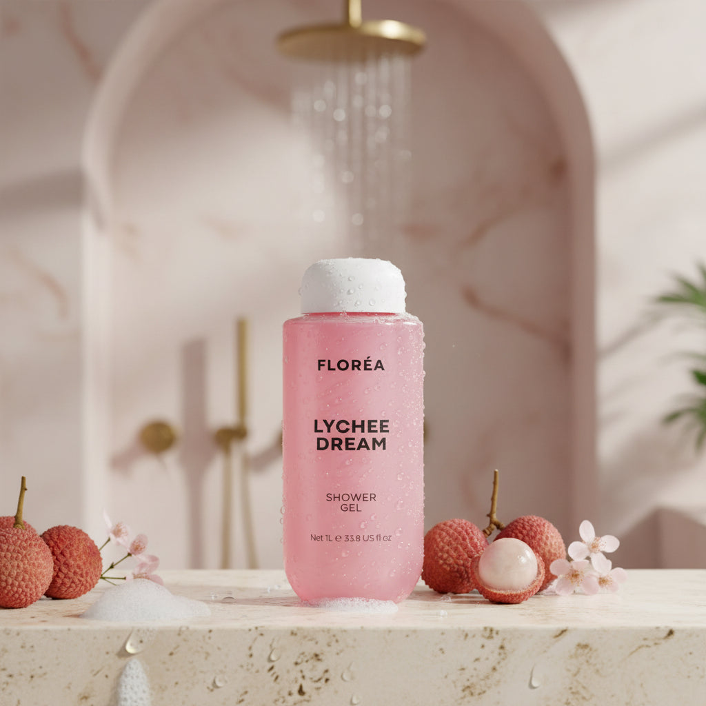 Florea Lychee Dream Shower Gel 1L