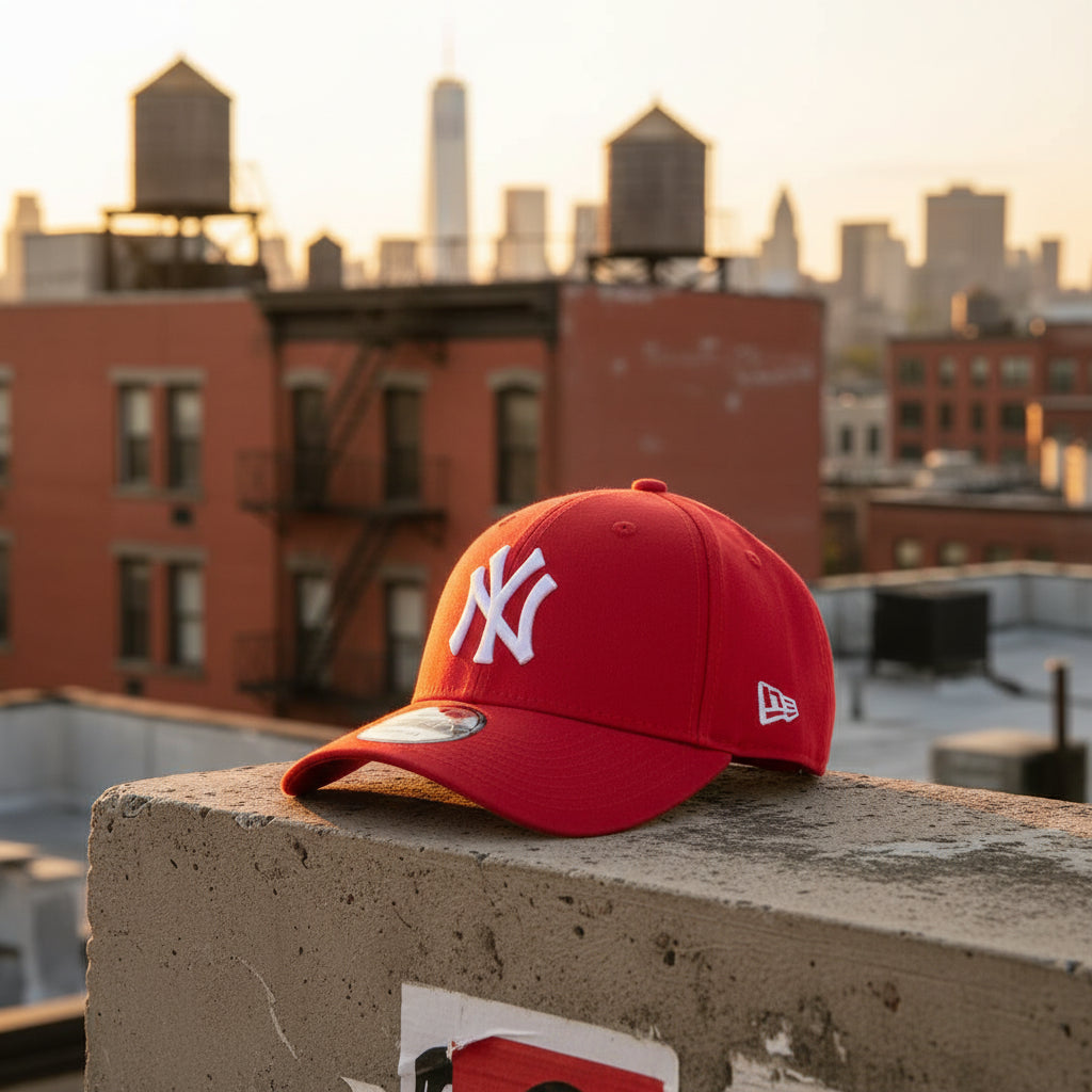New Era New York Yankees 9FORTY Adjustable Cap – Red